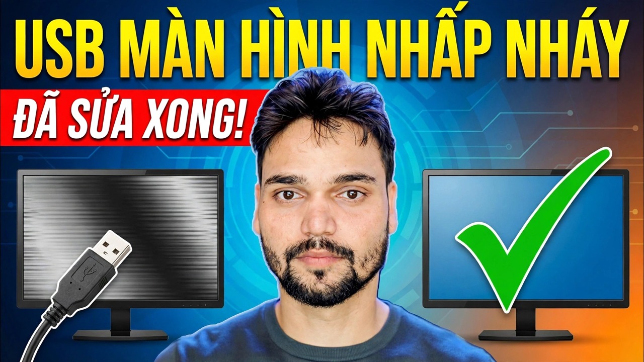 Giám sát sự cố nhấp nháy 😳 Đã giải quyết sự cố về nguồn USB (Thủ thuật SMPS / Bộ điều hợp)