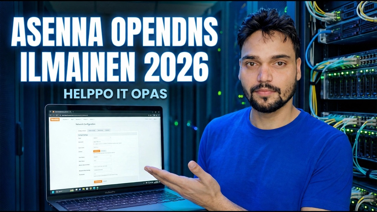 Asenna OpenDNS Free 2026 - Suojaa verkkosi uhilta