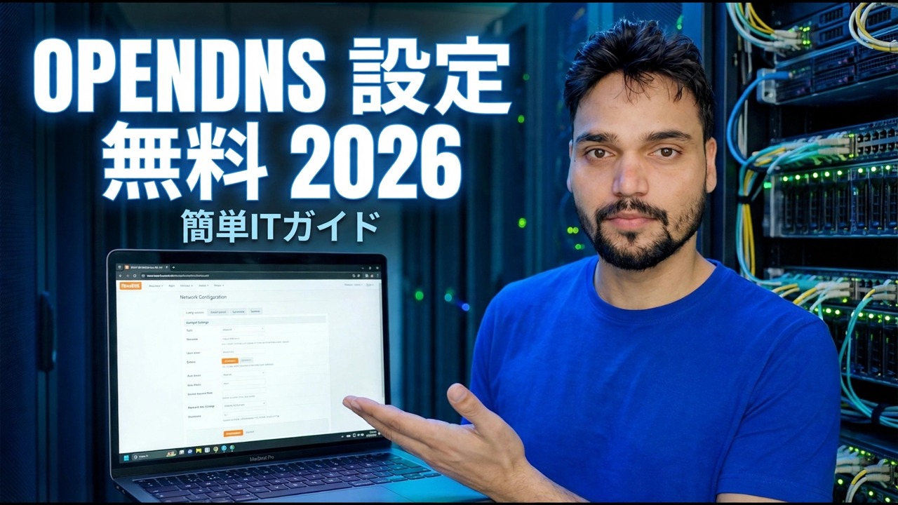 OpenDNS Free 2026 のセットアップ - ネットワークを脅威から保護