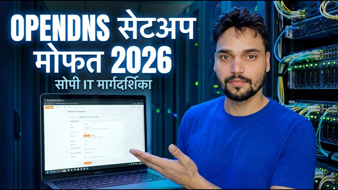 OpenDNS फ्री 2026 सेट करा - तुमच्या नेटवर्कला धोक्यांपासून संरक्षित करा