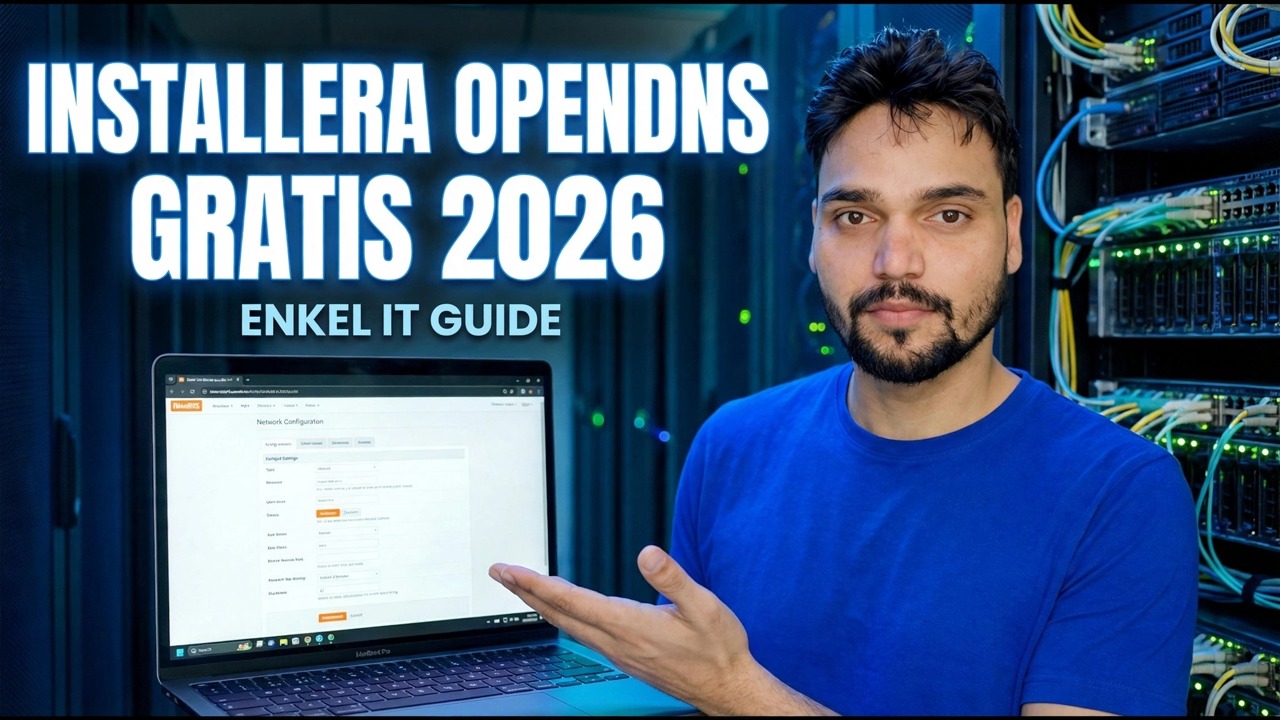 Konfigurera OpenDNS Free 2026 - Skydda ditt nätverk från hot