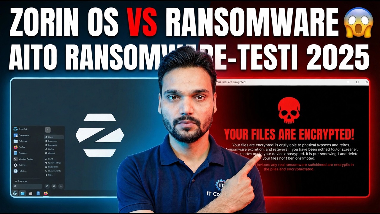 Zorin OS Ransomware Test 2025 - Suojaus ja tarkistus