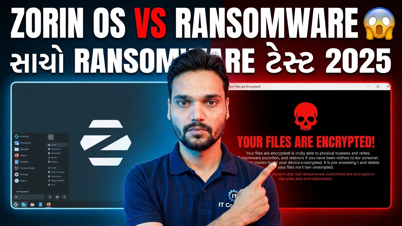 Zorin OS રેન્સમવેર ટેસ્ટ 2025 - રક્ષણ અને સમીક્ષા