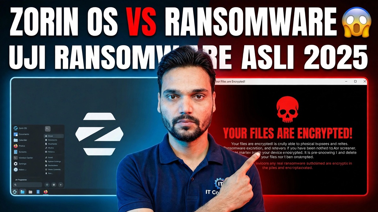 Tes Ransomware Zorin OS 2025 - Perlindungan & Tinjauan