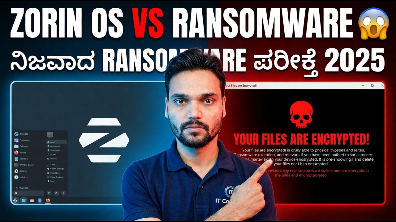 Zorin OS Ransomware ಟೆಸ್ಟ್ 2025 - ರಕ್ಷಣೆ ಮತ್ತು ವಿಮರ್ಶೆ
