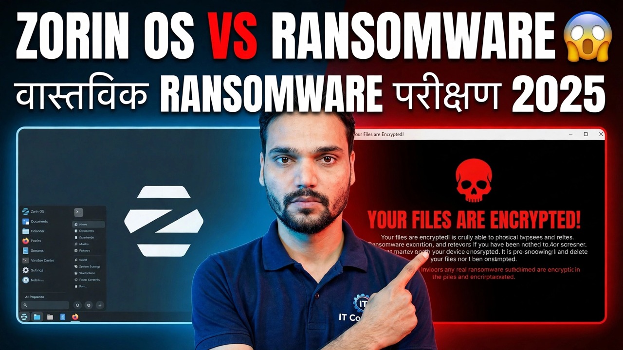Zorin OS Ransomware Test 2025 - संरक्षण र समीक्षा