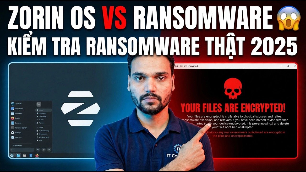 Kiểm tra ransomware Zorin OS 2025 - Bảo vệ & Đánh giá