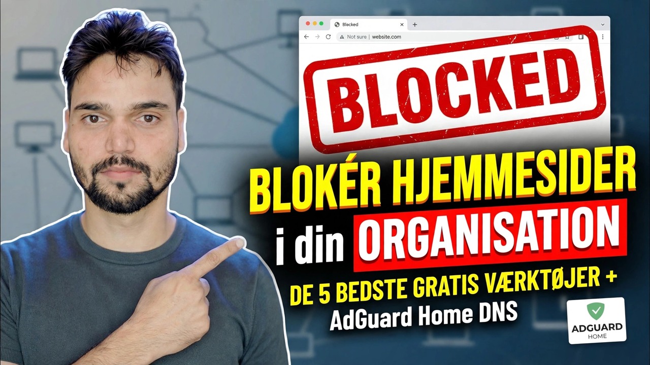 Sådan blokerer du websteder i Office 🔒 5 bedste måder (firewall + DNS + ManageEngine)