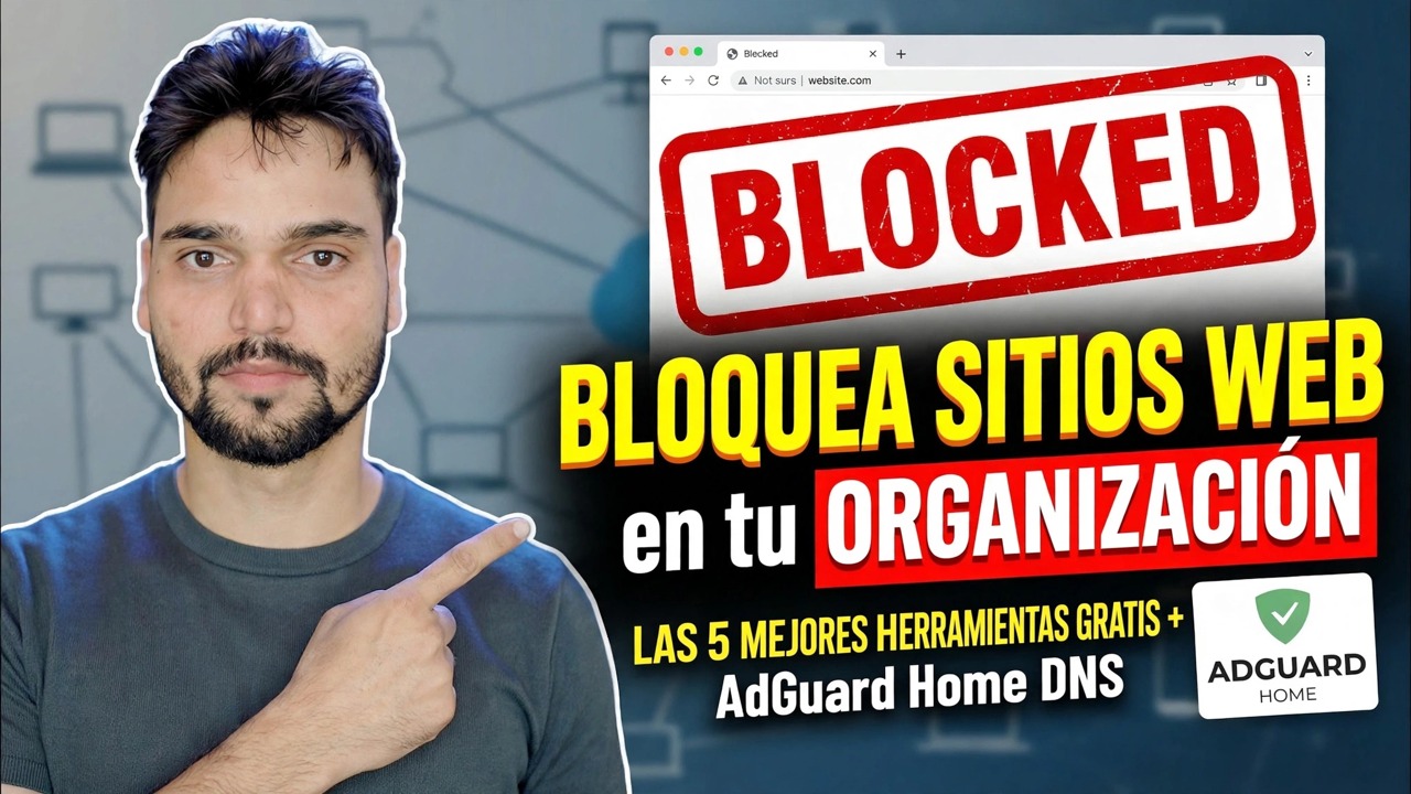 Cómo bloquear sitios web en Office 🔒 5 mejores formas (Firewall + DNS + ManageEngine)