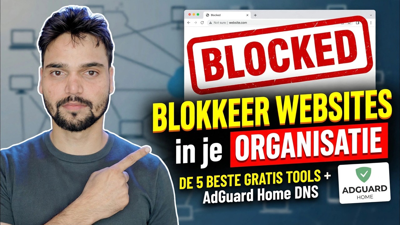 Websites blokkeren in Office 🔒 5 beste manieren (Firewall + DNS + ManageEngine)