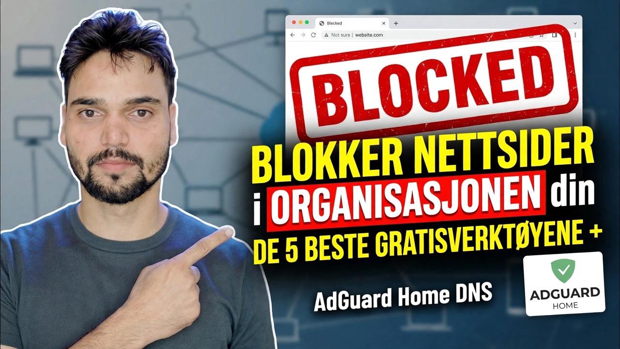 Slik blokkerer du nettsteder i Office 🔒 5 beste måter (brannmur + DNS + ManageEngine)