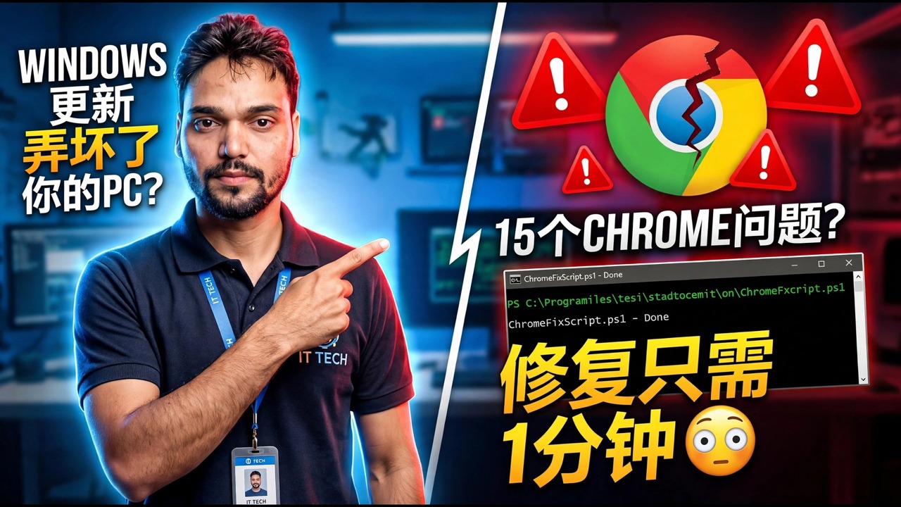 Fix 15 Google Chrome Problems in Just 1 Minute 😳 Custom Repair Script