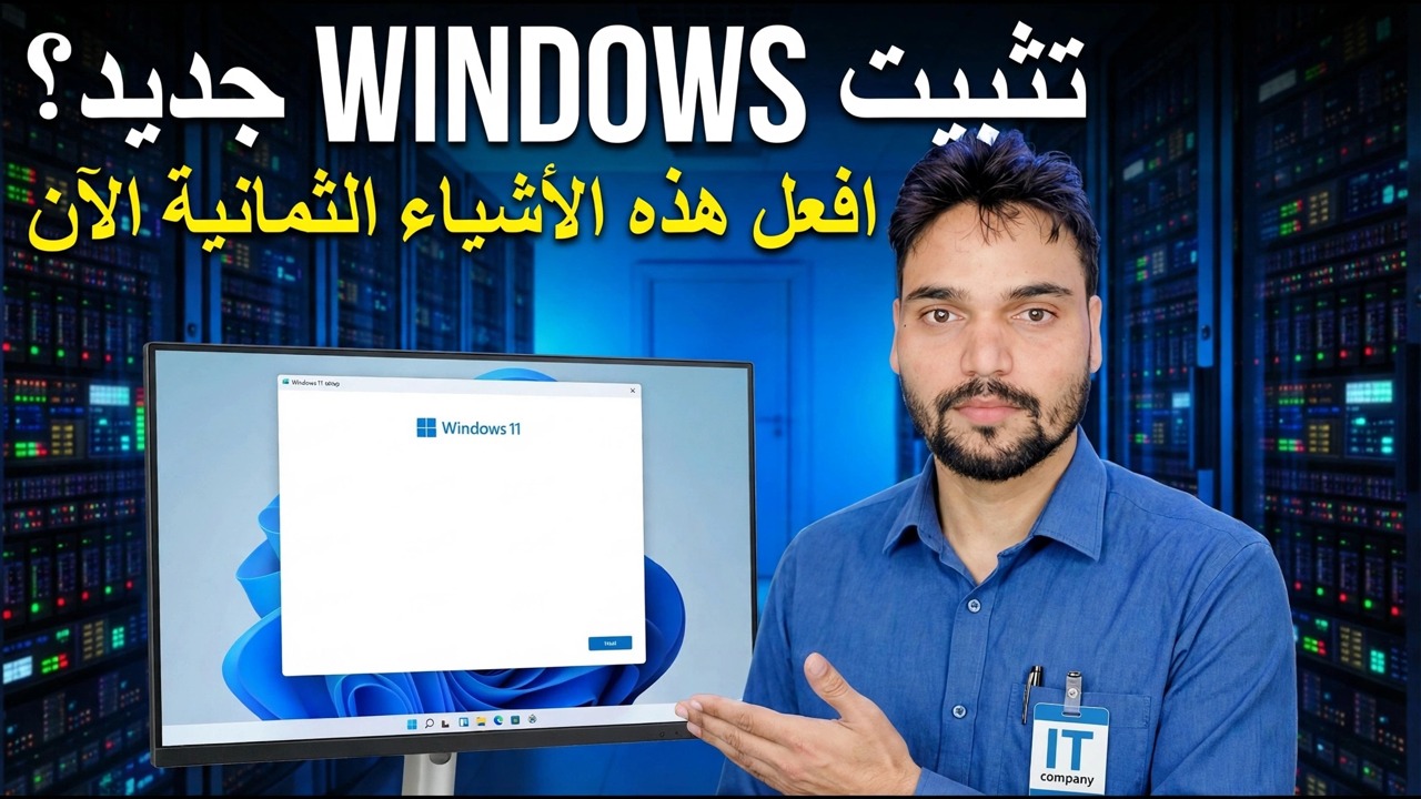 تثبيت ويندوز جديد؟ خطوات الإعداد والتحسين الأساسية