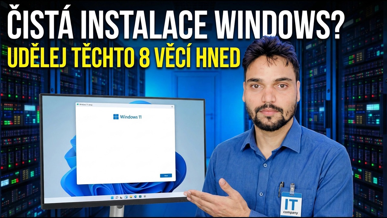 Nová instalace systému Windows? Základní kroky nastavení a optimalizace