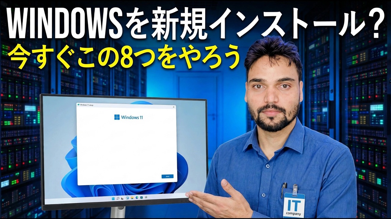 新しい Windows をインストールしますか?基本的なセットアップと最適化の手順