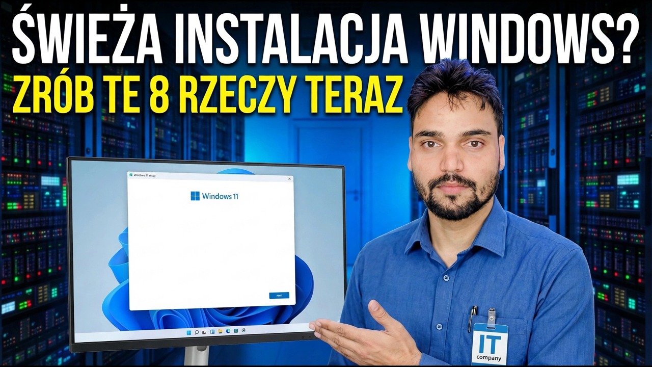 Nowa instalacja systemu Windows? Podstawowe kroki konfiguracji i optymalizacji