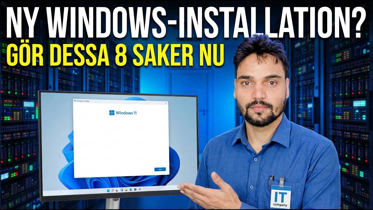 Ny Windows-installation? Viktiga installations- och optimeringssteg