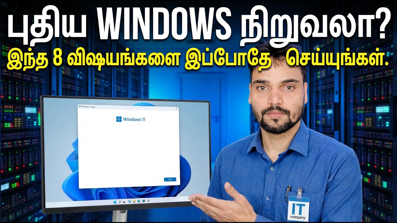 புதிய விண்டோஸ் நிறுவல்? அத்தியாவசிய அமைவு & மேம்படுத்தல் படிகள்