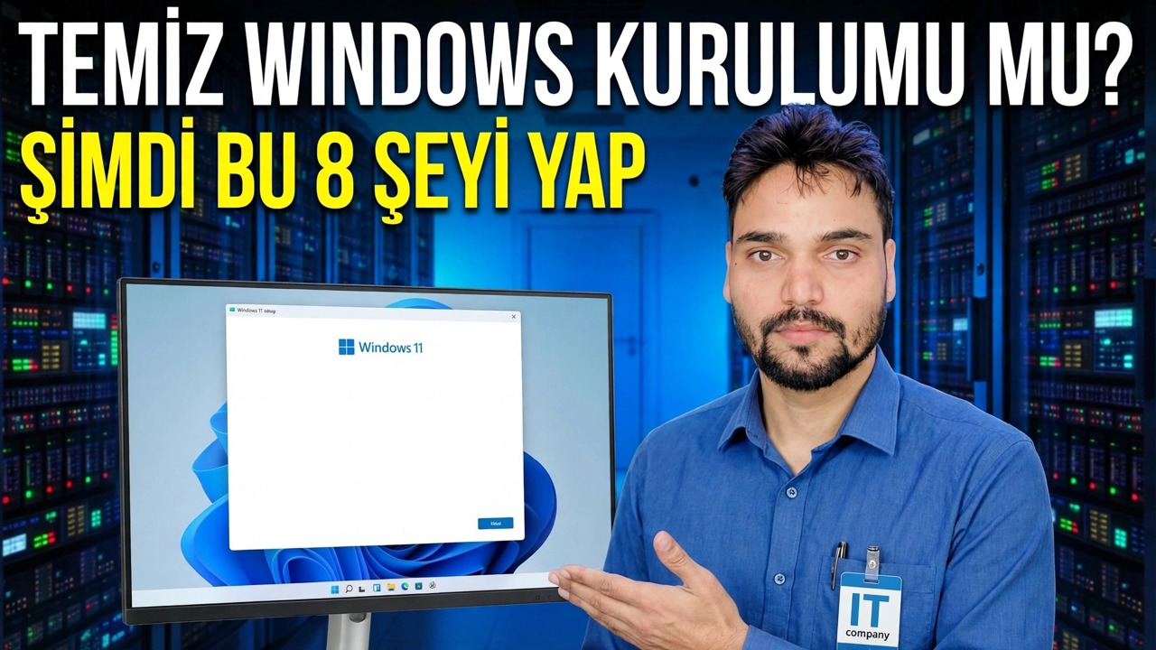 Yeni Windows Kurulumu? Temel Kurulum ve Optimizasyon Adımları