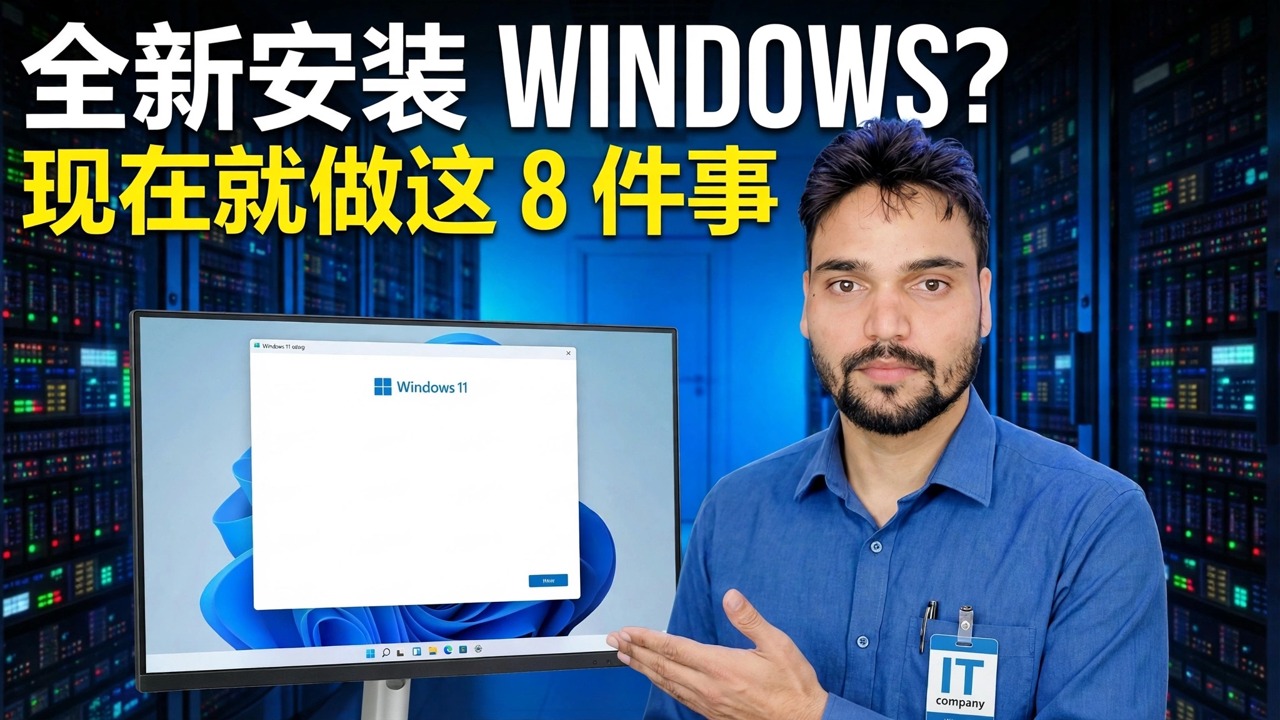 安装新 Windows？基本设置和优化步骤