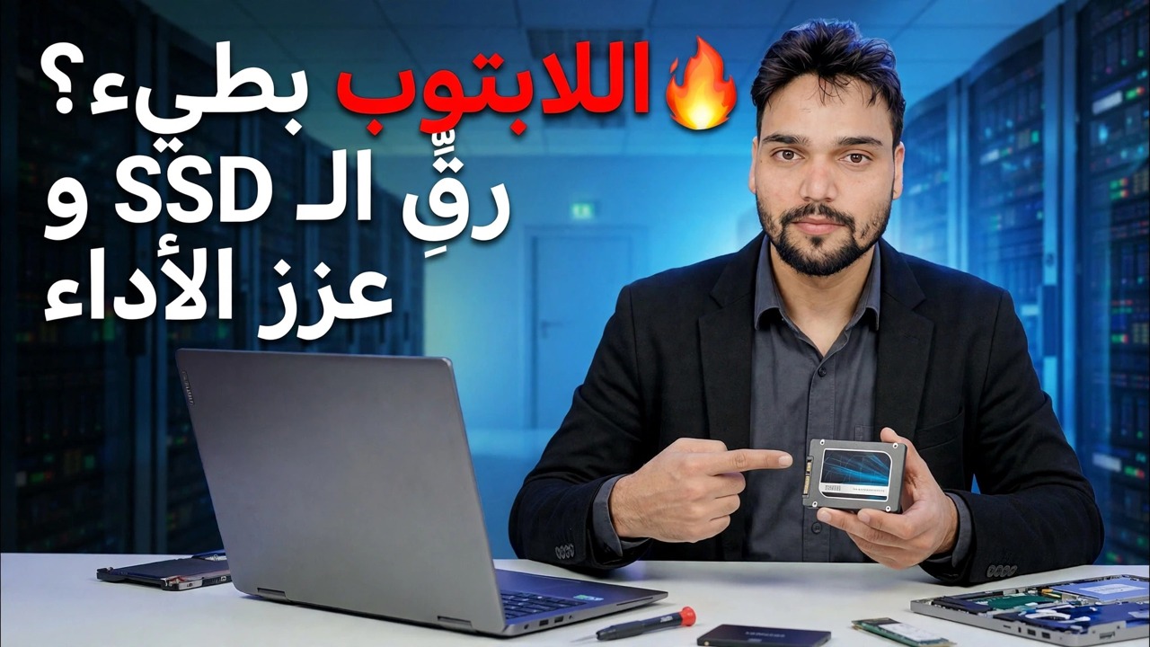 ترقية SSD للكمبيوتر المحمول 🔥 أداء أسرع في دقائق!