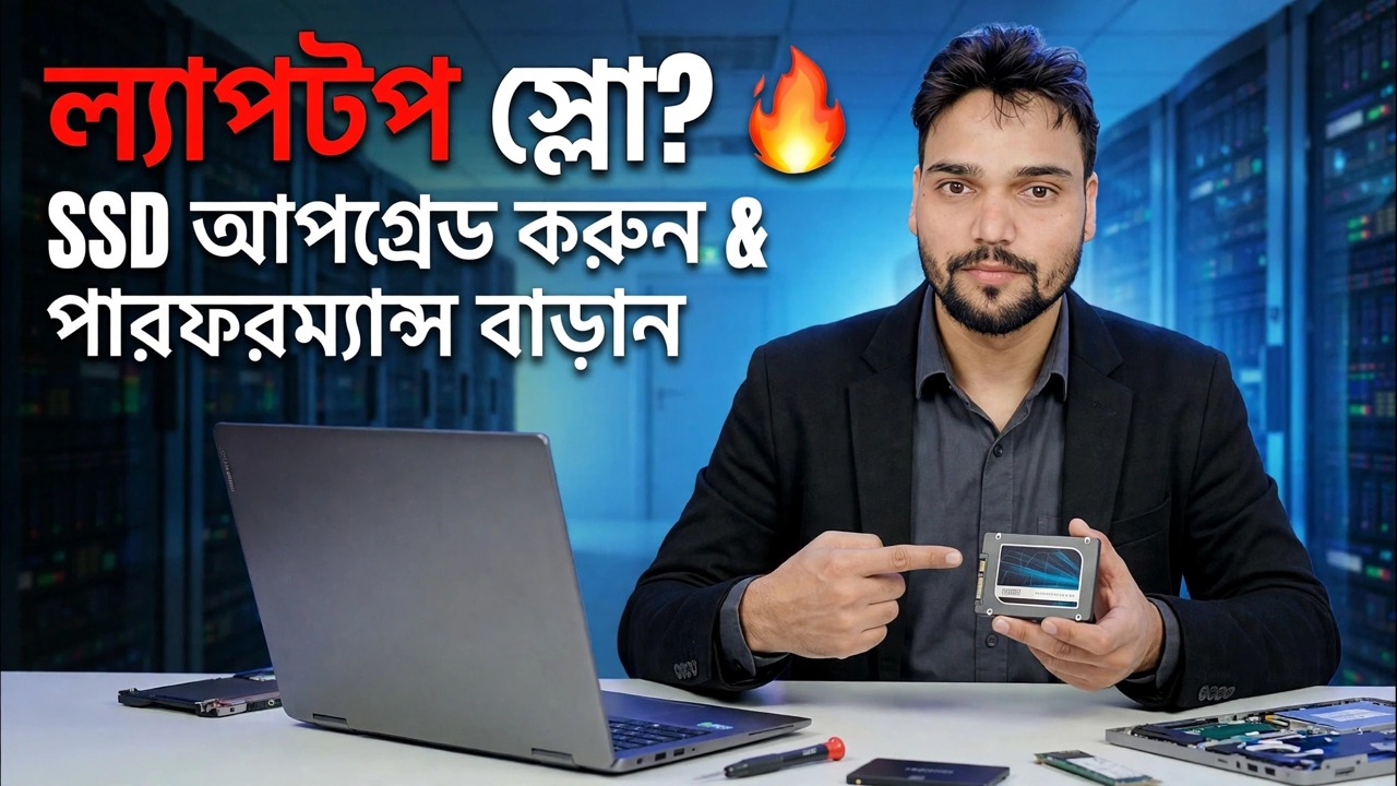 ল্যাপটপ SSD আপগ্রেড 🔥 মিনিটে দ্রুত কর্মক্ষমতা!