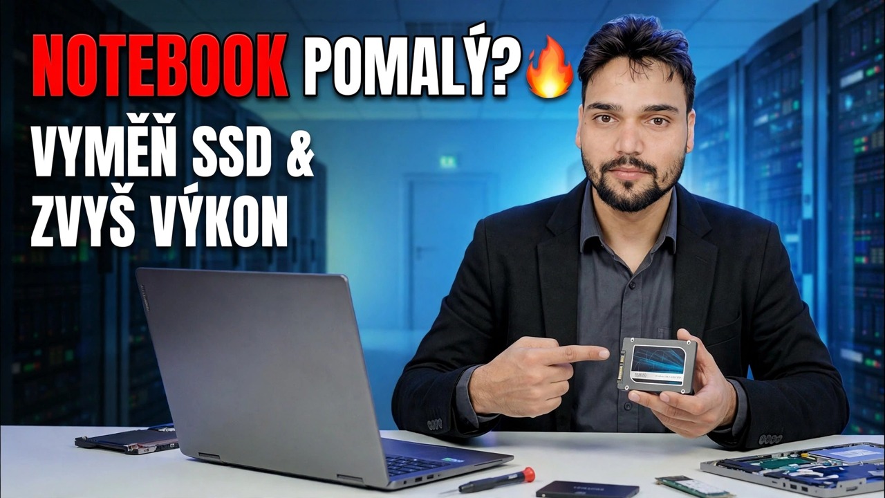 Upgrade SSD notebooku 🔥 Rychlejší výkon během několika minut!