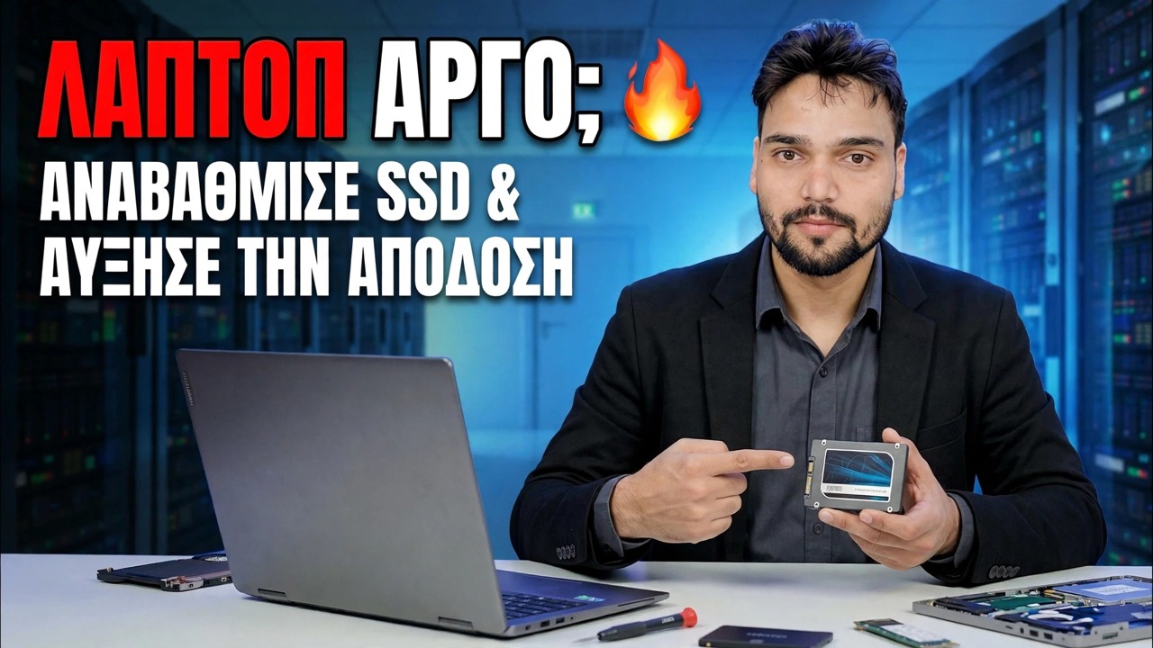 Αναβάθμιση φορητού υπολογιστή SSD 🔥 Ταχύτερη απόδοση σε λίγα λεπτά!