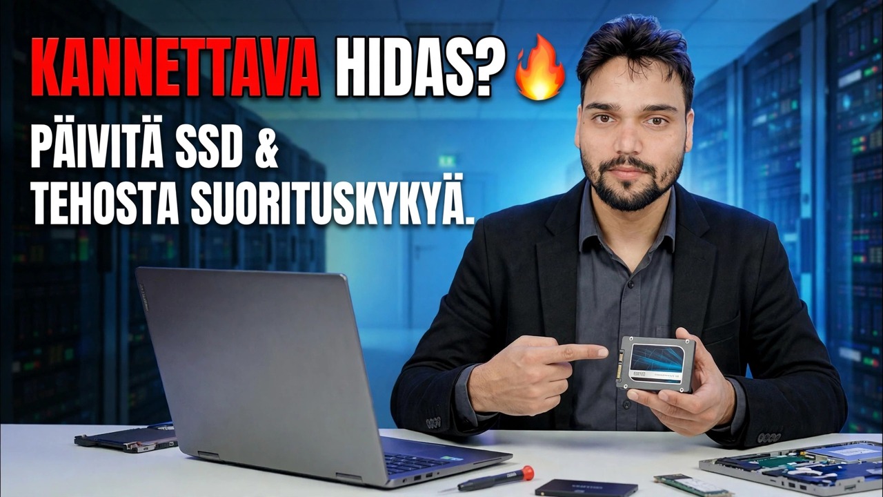 Kannettavan tietokoneen SSD-päivitys 🔥 Nopeampi suorituskyky minuuteissa!
