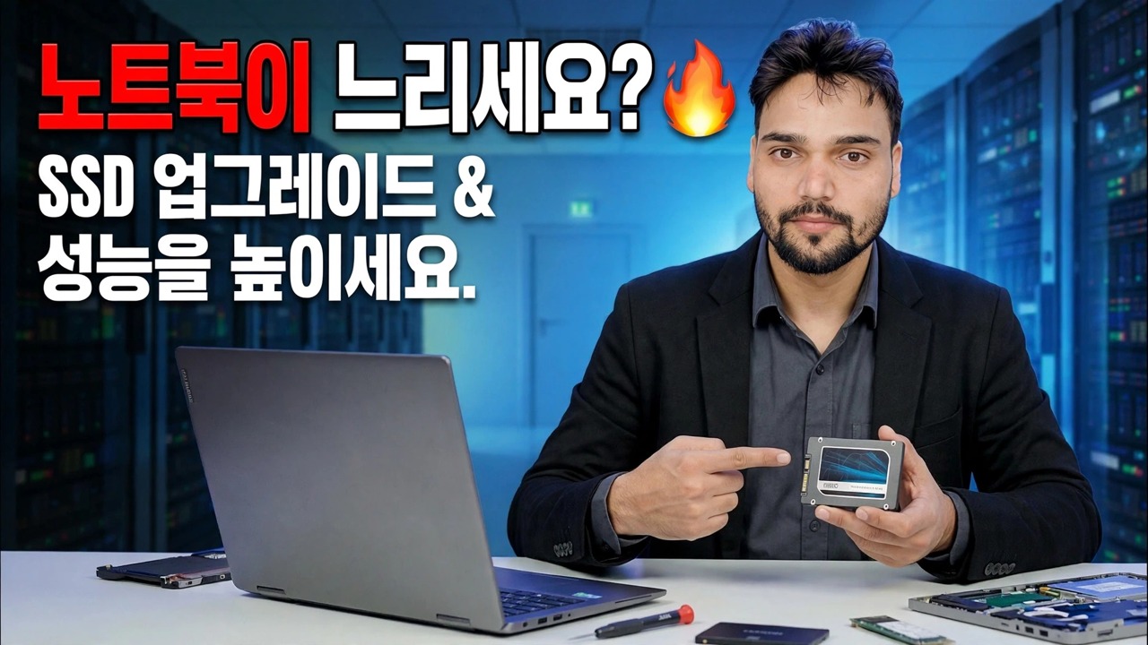 노트북 SSD 업그레이드 🔥 단 몇 분 만에 성능 향상!