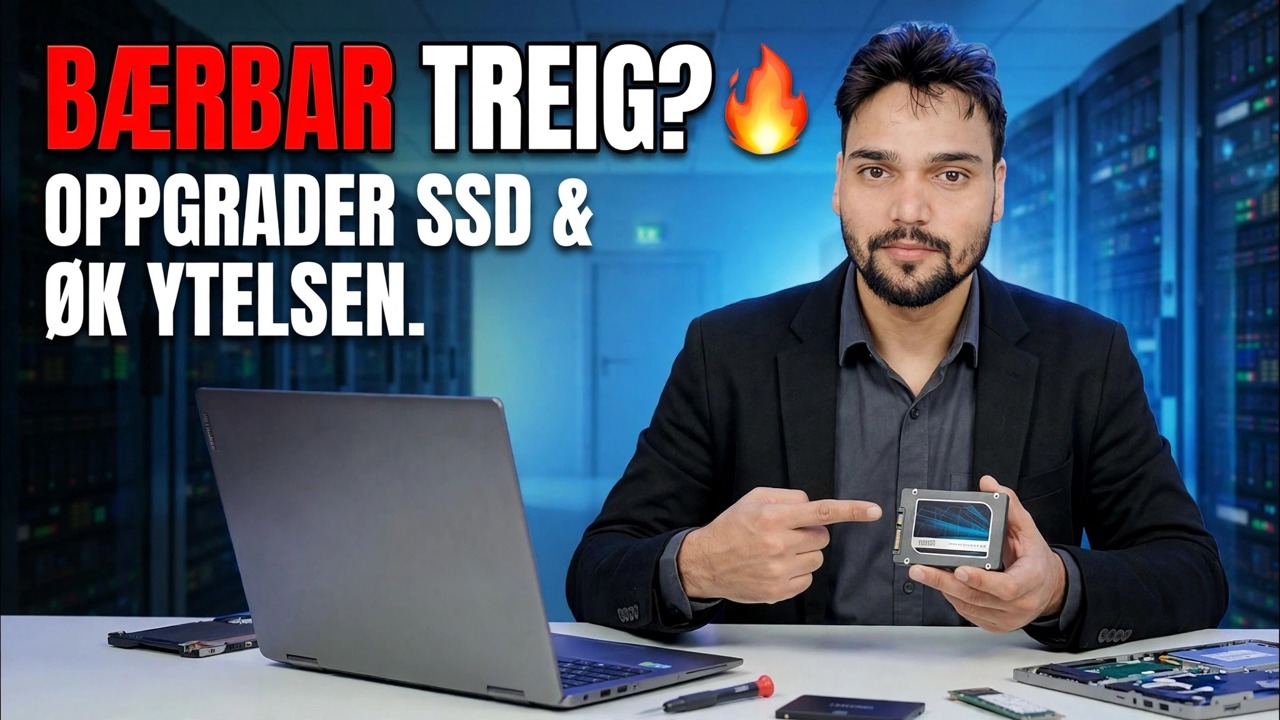 Bærbar SSD-oppgradering 🔥 Raskere ytelse på få minutter!