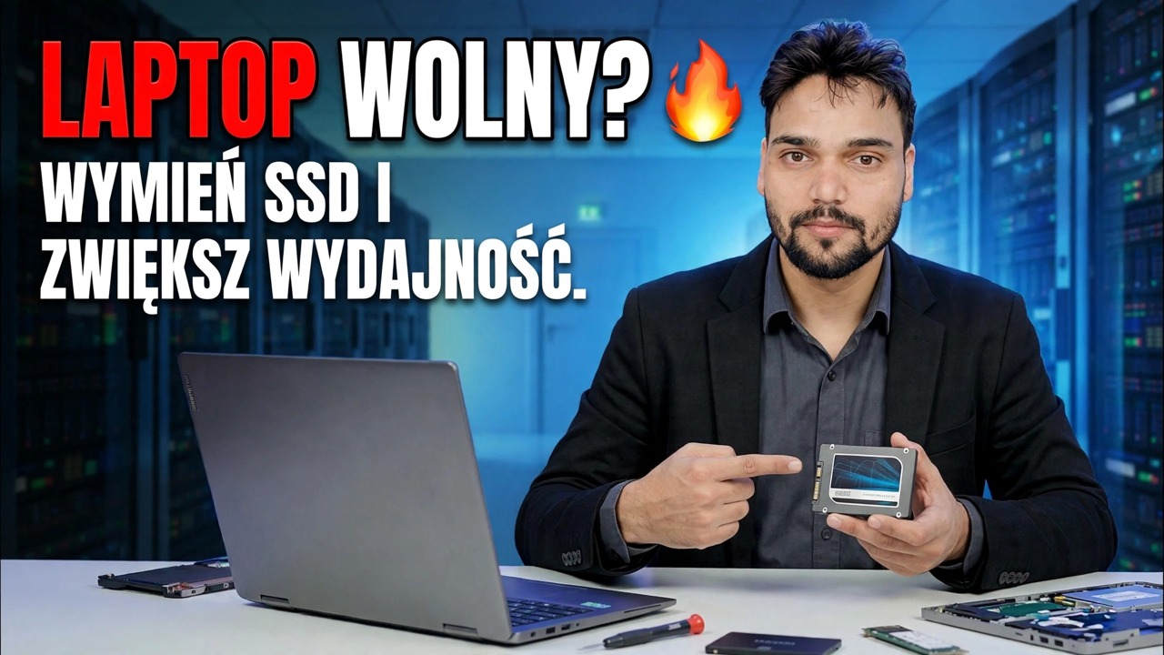Aktualizacja dysku SSD do laptopa 🔥 Szybsza wydajność w kilka minut!