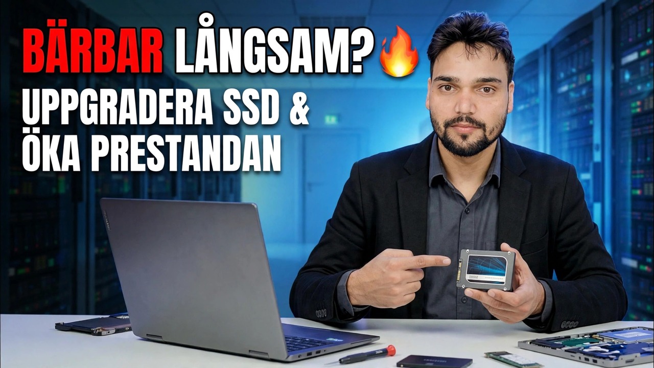 Bärbar SSD-uppgradering 🔥 Snabbare prestanda på några minuter!