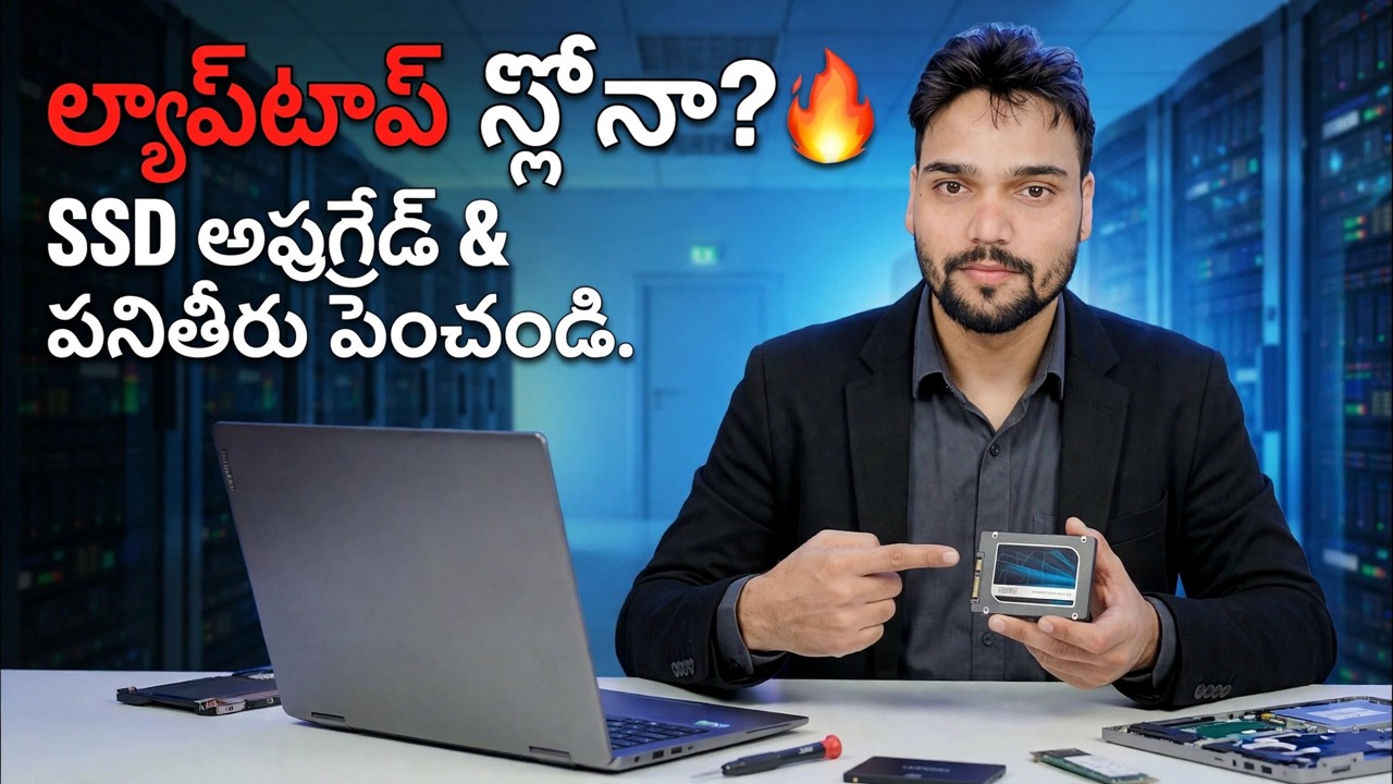 ల్యాప్‌టాప్ SSD అప్‌గ్రేడ్ 🔥 నిమిషాల్లో వేగవంతమైన పనితీరు!
