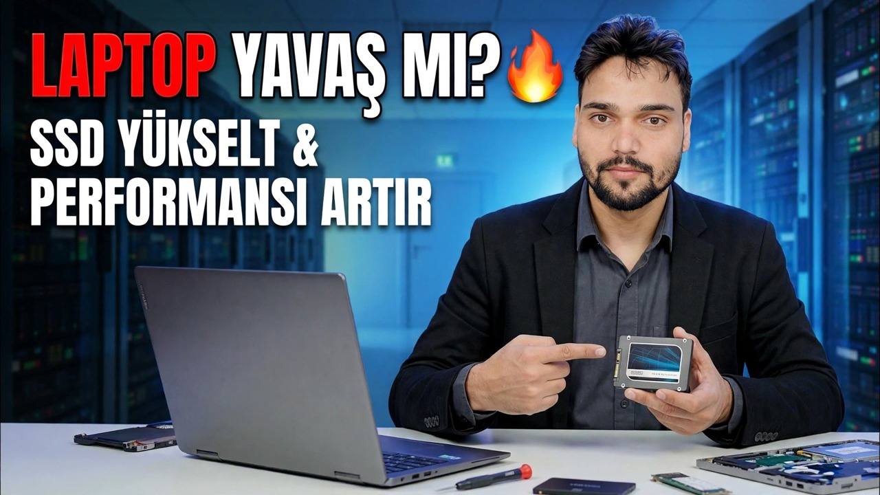 Dizüstü Bilgisayar SSD Yükseltmesi 🔥 Dakikalar İçinde Daha Hızlı Performans!