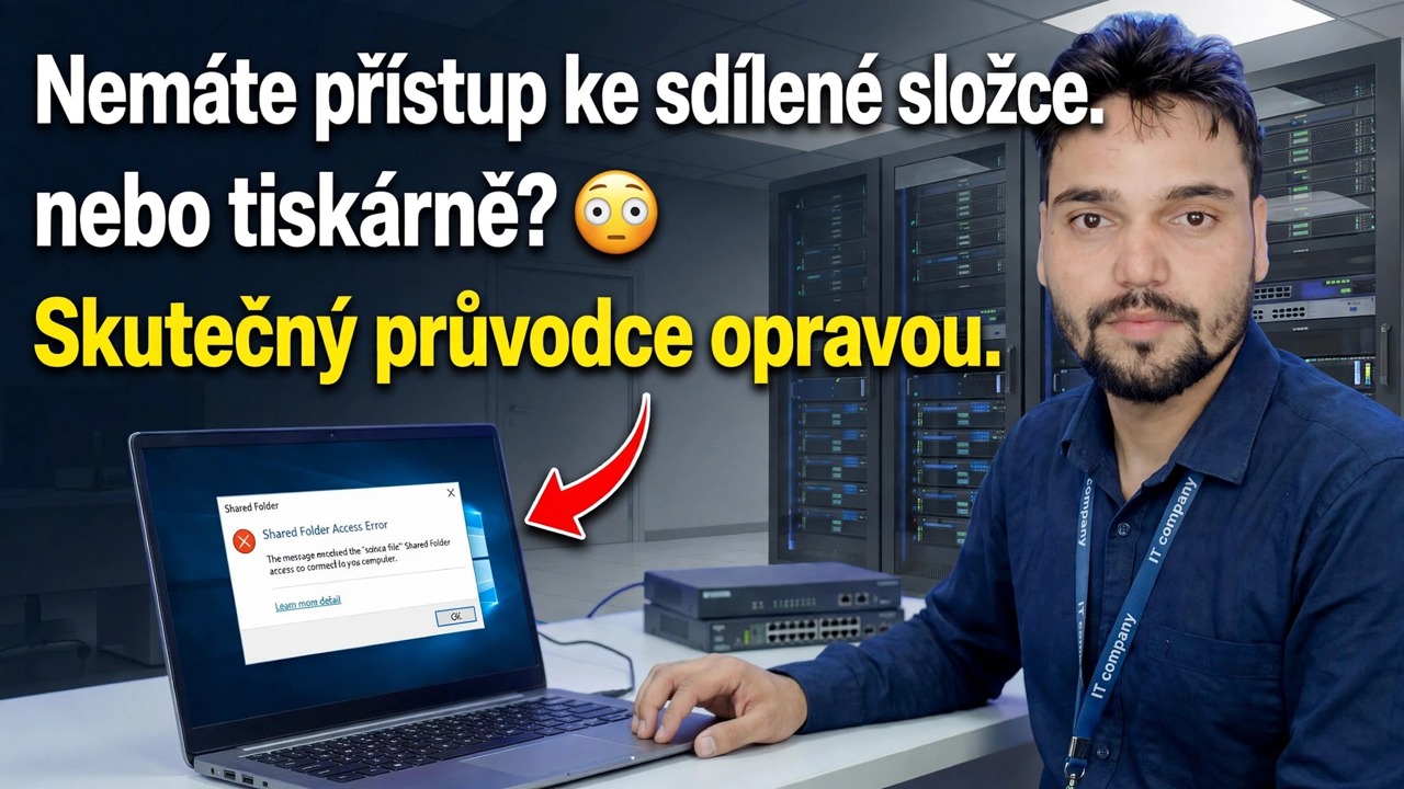 Nemáte přístup ke sdílené složce nebo tiskárně? 😳 Průvodce skutečnou opravou