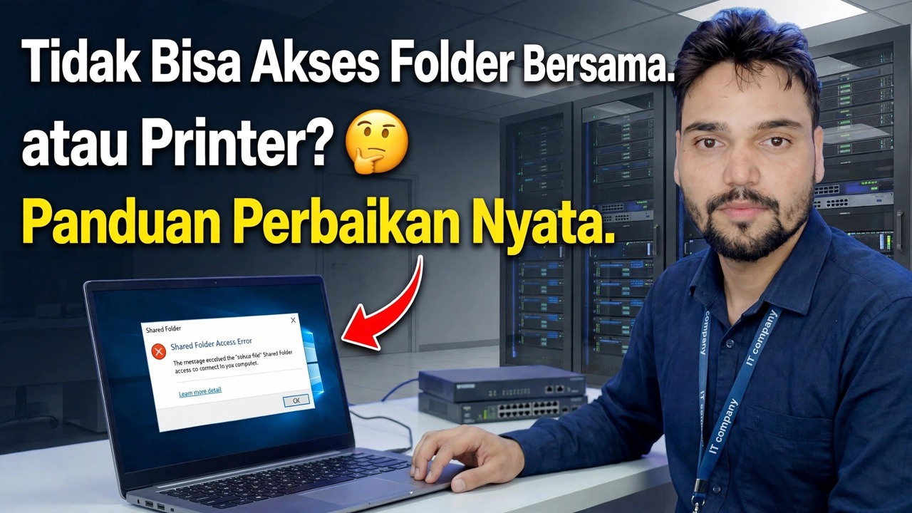 Tidak Dapat Mengakses Folder atau Printer Bersama? 😳 Panduan Perbaikan Nyata
