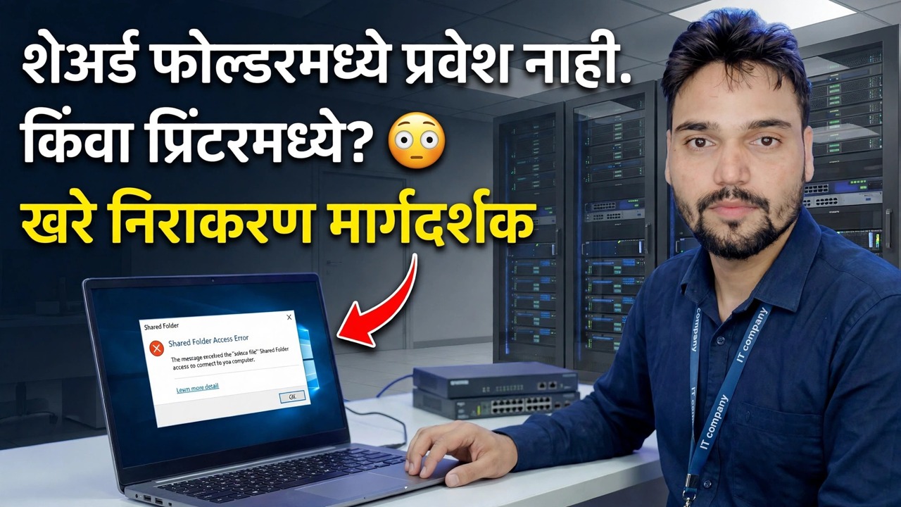 सामायिक फोल्डर किंवा प्रिंटरमध्ये प्रवेश करू शकत नाही? 😳 वास्तविक निराकरण मार्गदर्शक