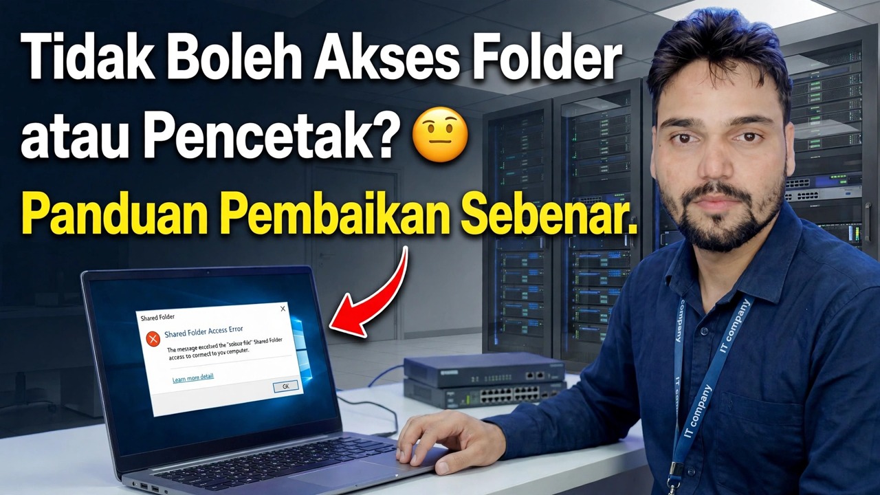 Tidak Boleh Mengakses Folder atau Pencetak Kongsi? 😳 Panduan Pembetulan Sebenar