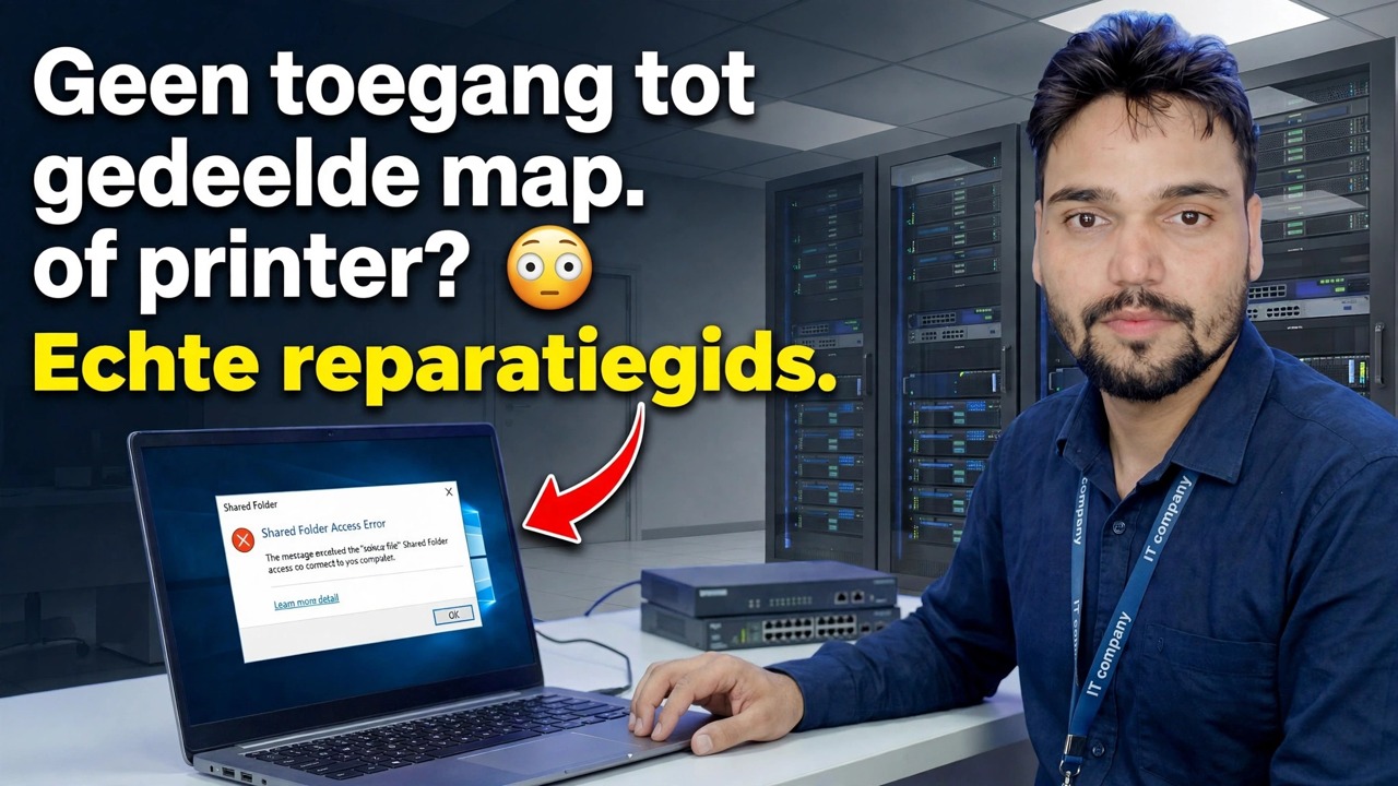 Heeft u geen toegang tot de gedeelde map of printer? 😳 Echte oplossingsgids