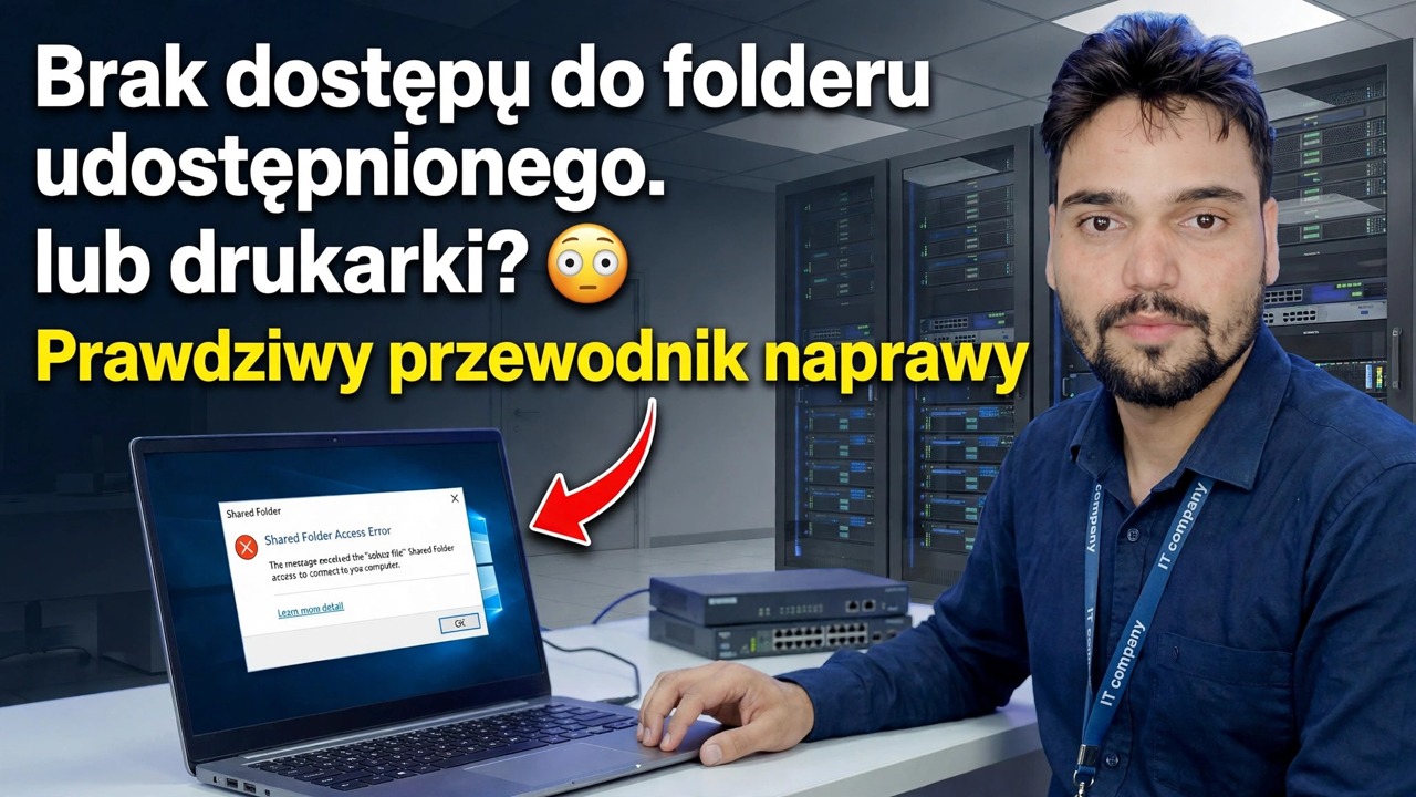 Nie możesz uzyskać dostępu do udostępnionego folderu lub drukarki? 😳 Przewodnik po prawdziwych naprawach