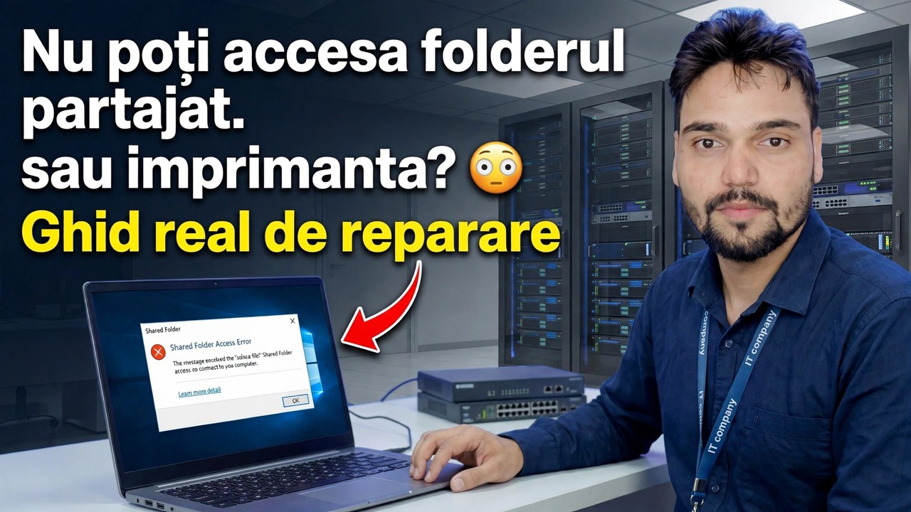 Nu puteți accesa folderul partajat sau imprimanta? 😳 Ghid de reparații reale