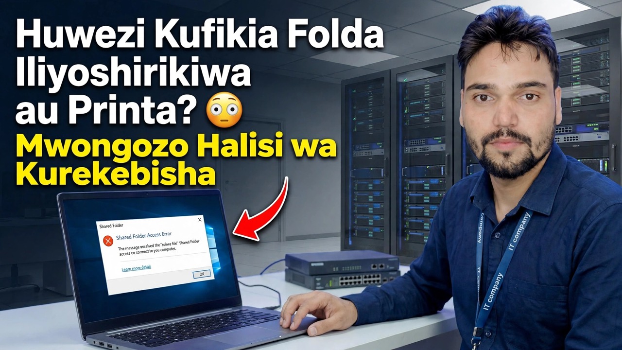 Je, Huwezi Kufikia Folda au Printa Inayoshirikiwa? 😳 Mwongozo wa Kurekebisha Halisi