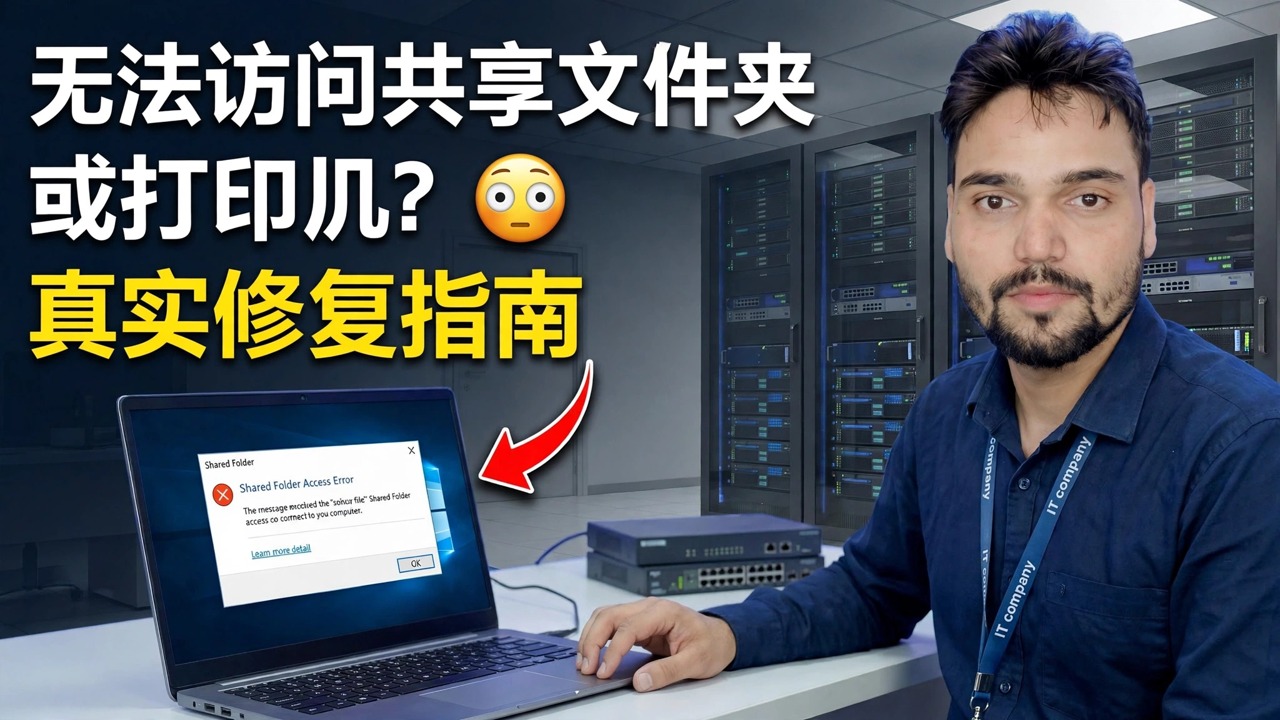 无法访问共享文件夹或打印机？ 😳 真实修复指南
