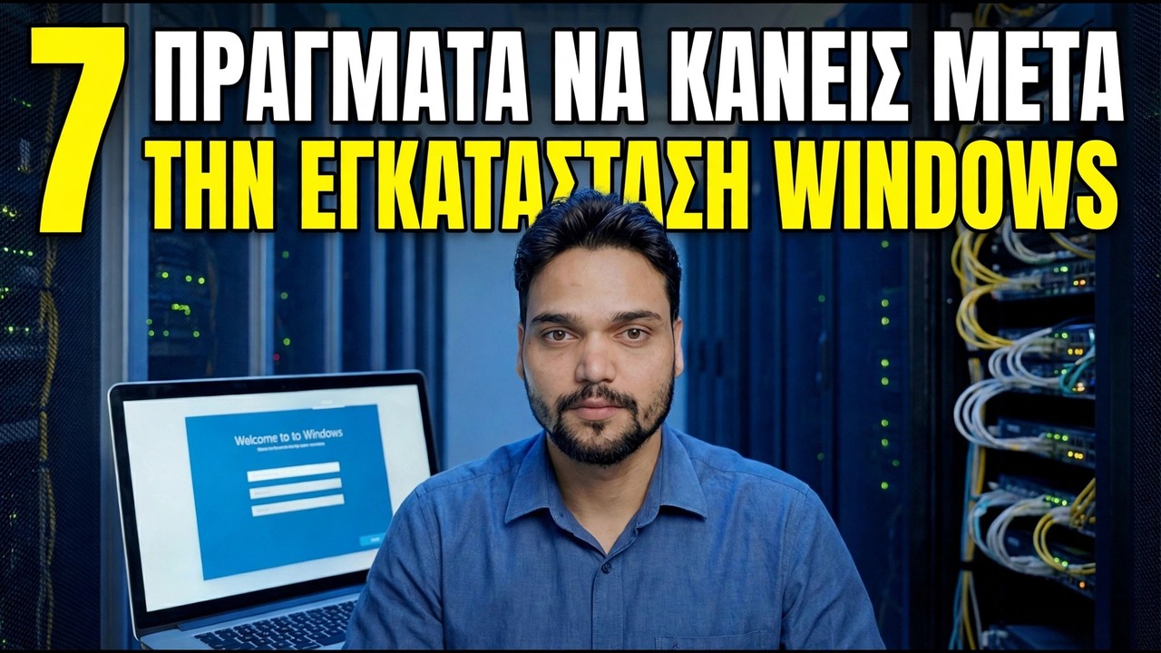 Πλήρης Οδηγός εγκατάστασης των Windows