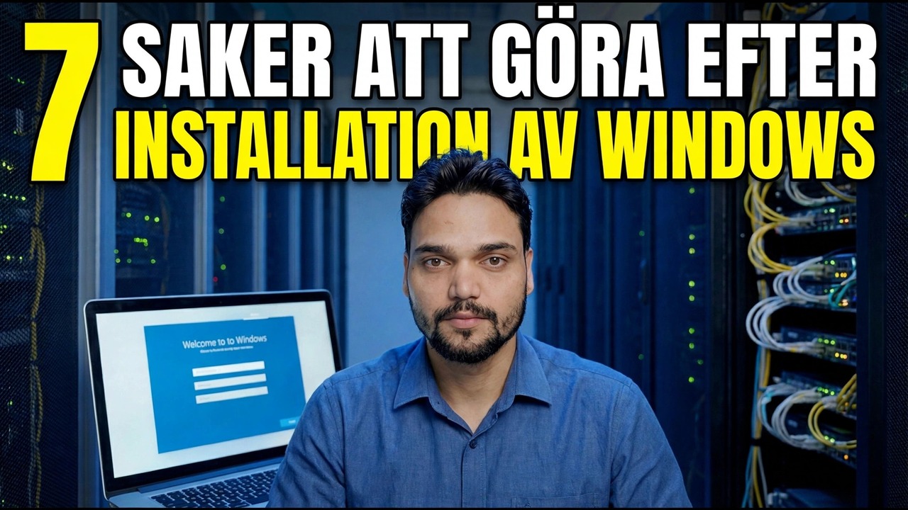 Komplett installationsguide för Windows