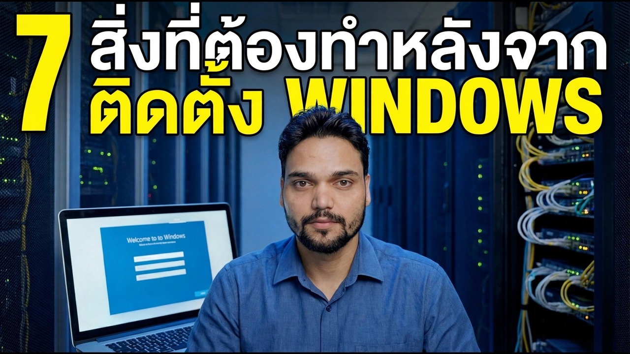 คู่มือการติดตั้ง Windows ฉบับสมบูรณ์