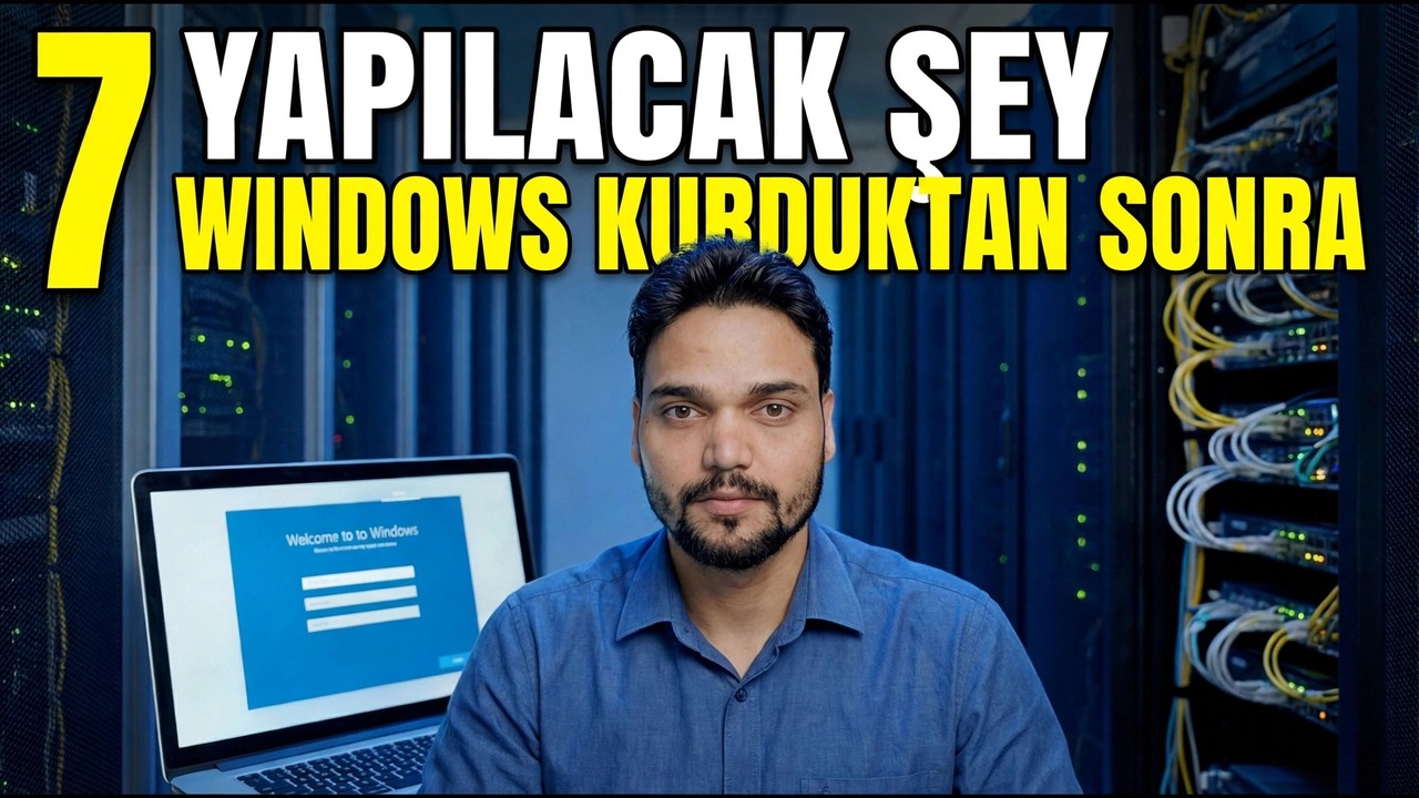 Windows Kurulum Kılavuzunu Tamamlayın