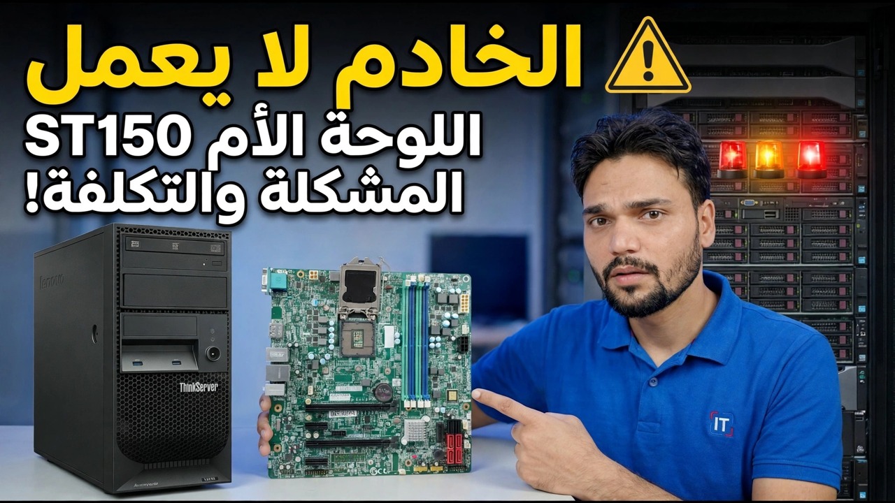 اللوحة الأم لينوفو ST150 ميتة؟ 😳 دليل الأسعار والإصلاح!
