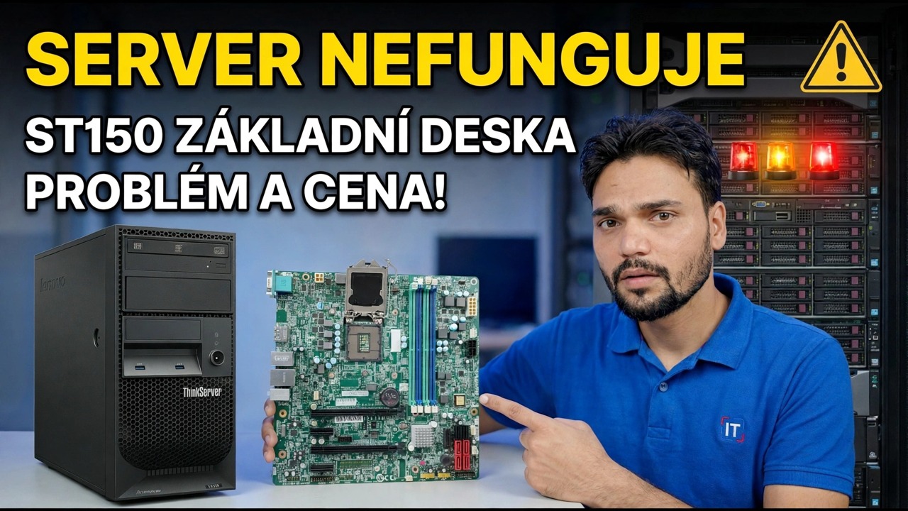 Umřela základní deska Lenovo ST150? 😳 Průvodce cenami a opravami!